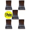 5 POSTES PVC GROS RONGEURS