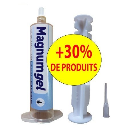 Magnum Gel Anti-Cafards avec poussoir et aiguille