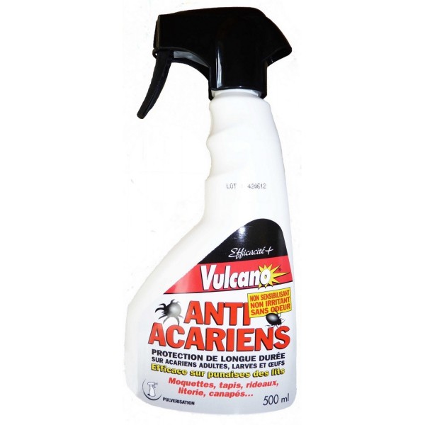 Spray répulsif anti-acariens pour éviter la prolifération des acariens