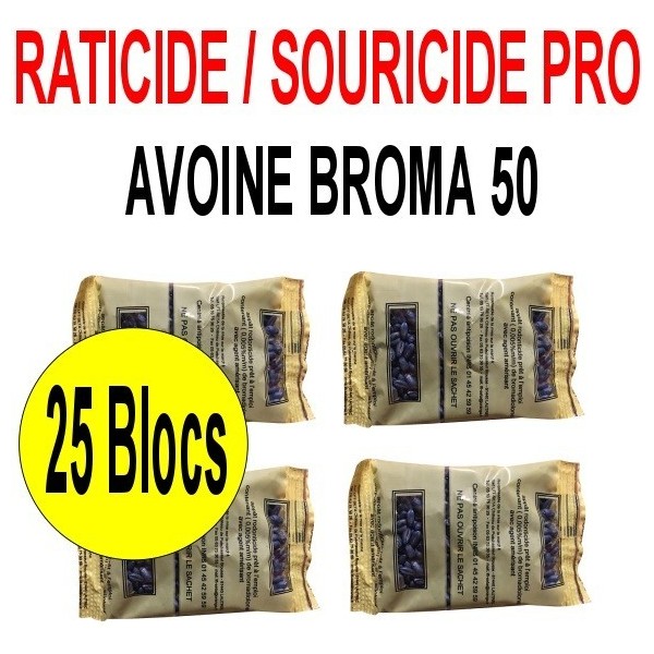 VULCANO AVOINE DECORTIQUEE Raticide-Souricide prêt à l'emploi spécial lieux  sec - Viveonis boutique