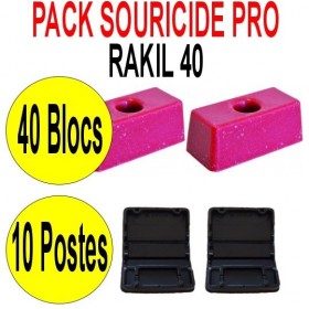 PACK SOURICIDE RAKIL 40 BLOCS