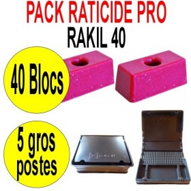 PACK RATICIDE RAKIL 40 BLOCS
