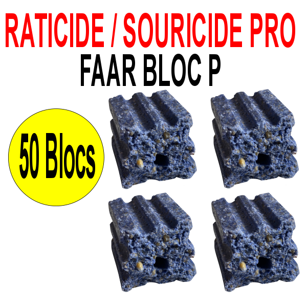 Produit Raticide & Souricide - Bloc Digrain 240g - Eradicateur