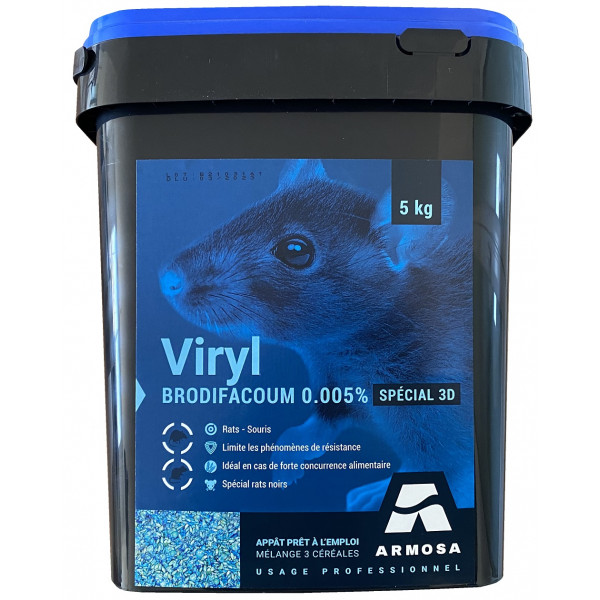 VIRYL - MELANGE 3 CEREALES - SEAU 5 KG