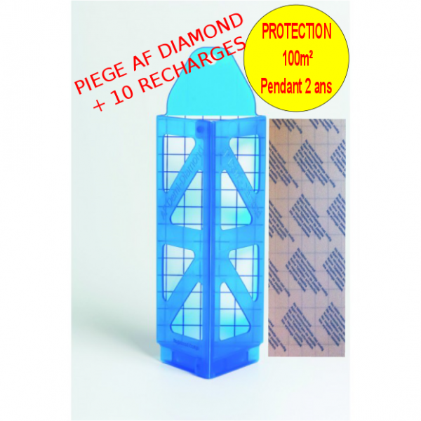 PIEGE ANTI MITES ALIMENTAIRES AVEC 10 PLAQUETTES