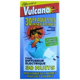 30 Plaquettes anti-moustiques Vulcano